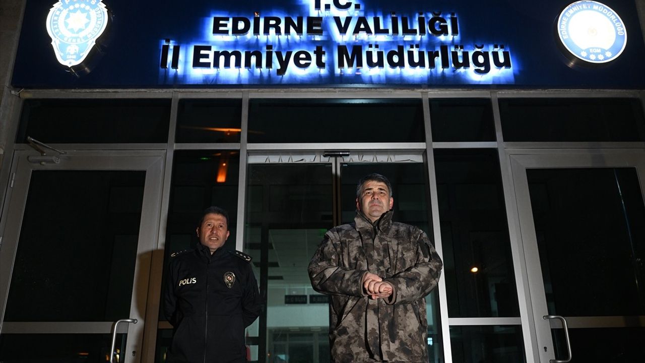 Edirne'de Sosyal Medyada Silah Paylaşımına Şafak Operasyonu