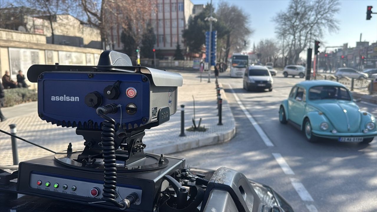 Edirne'de Yılbaşı Denetimi Mobil Plaka Tanıma Sistemi ile Yapıldı