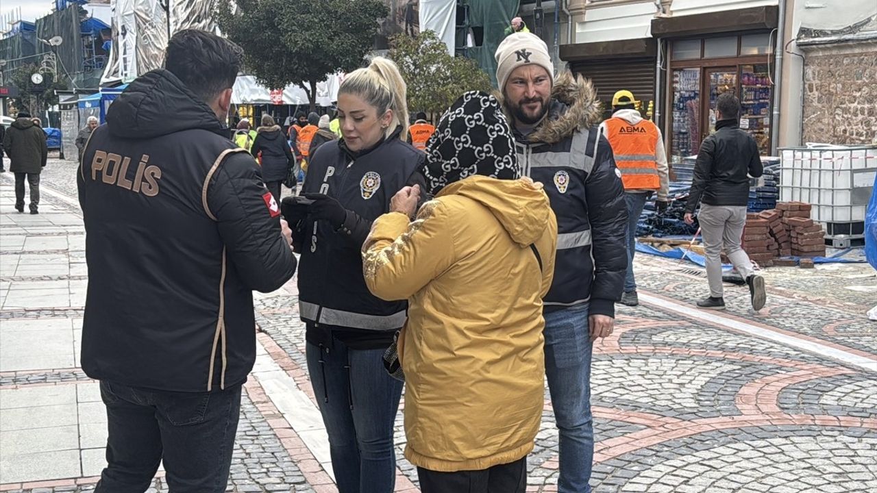 Edirne'de Yılbaşı Öncesi Huzur Uygulaması Başlatıldı