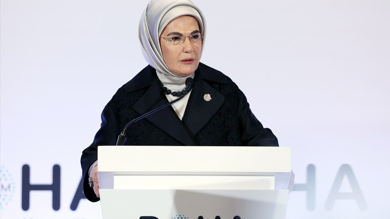 Emine Erdoğan'dan Doha Forum 2024'te Filistin Vurgusu