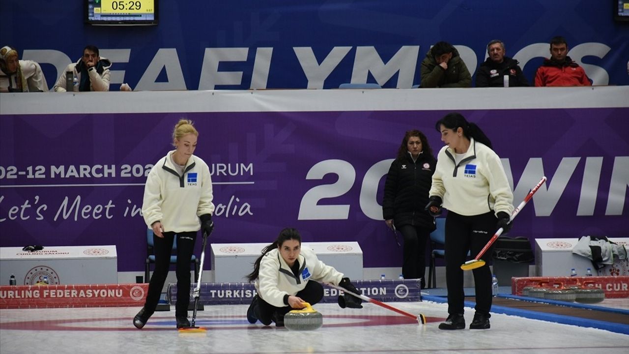 Erzurum'da Curling Süper Lig Şampiyonları Belirlendi