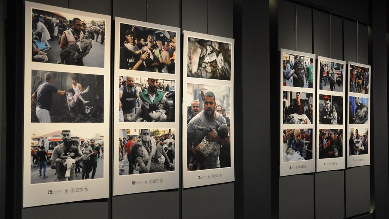 Eskişehir'de 'Filistin'in Kayıp Nesli' Fotoğraf Sergisi Açıldı
