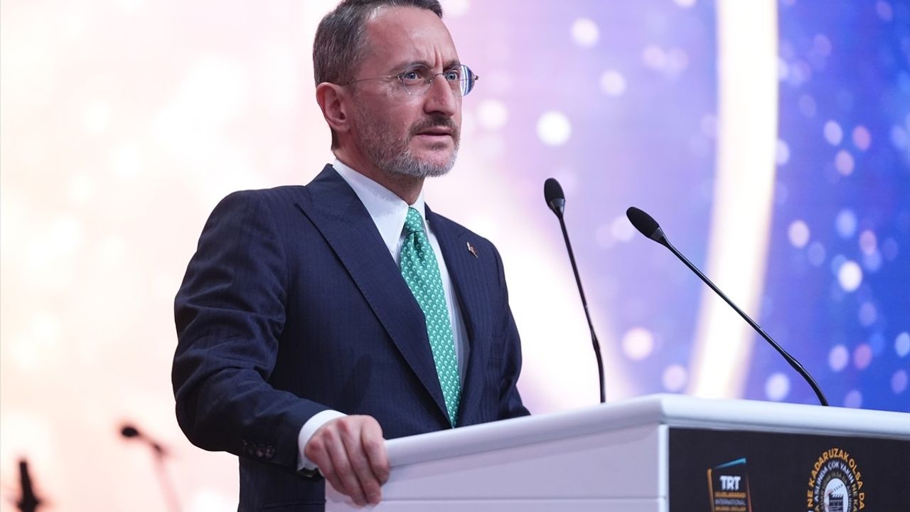 Fahrettin Altun, TRT Uluslararası Belgesel Ödülleri Gala Töreninde Konuştu