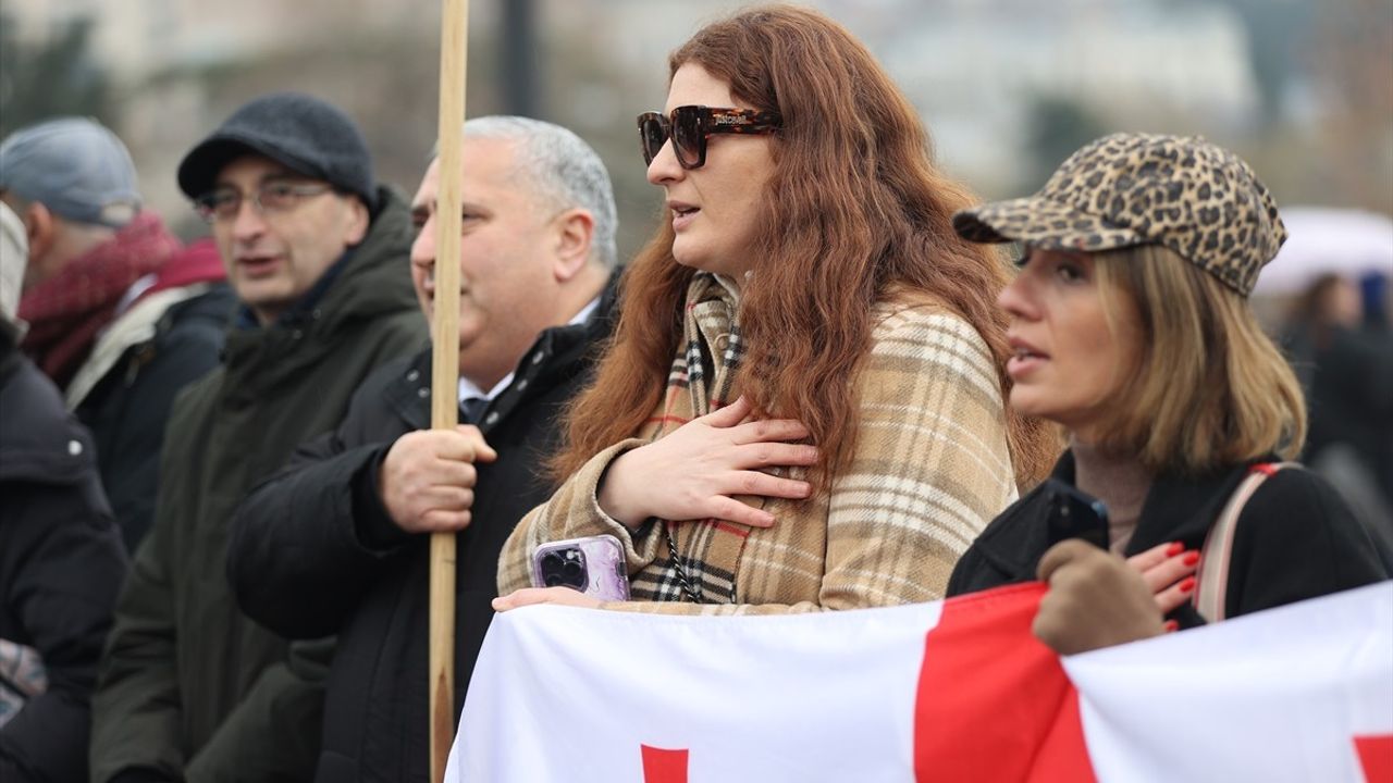 Gürcistan'da AB Yönelimli Protestolar Başkent Tiflis'te Devam Ediyor