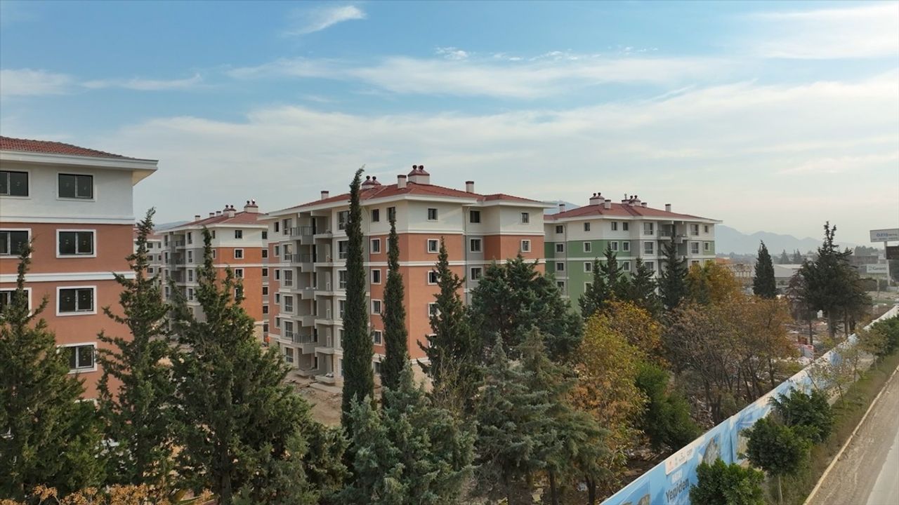 Hatay'daki 600 Evler Sitesi'nde Anahtar Teslimi Başlıyor