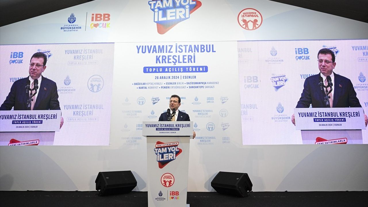 İBB, Yeni Kreşlerle Geleceğe Yatırım Yapıyor