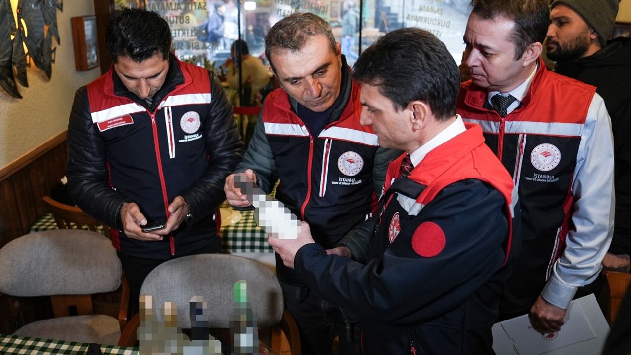 İstanbul'da Yılbaşı Öncesi Alkollü Ürün Denetimleri