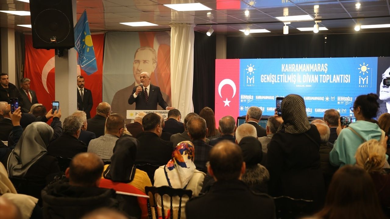 İYİ Parti Genel Başkanı Dervişoğlu Kahramanmaraş'ta Açıklamalarda Bulundu