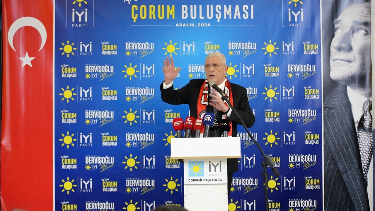 İYİ Parti Genel Başkanı Dervişoğlu'ndan Çorum'da Güvenlik Vurgusu