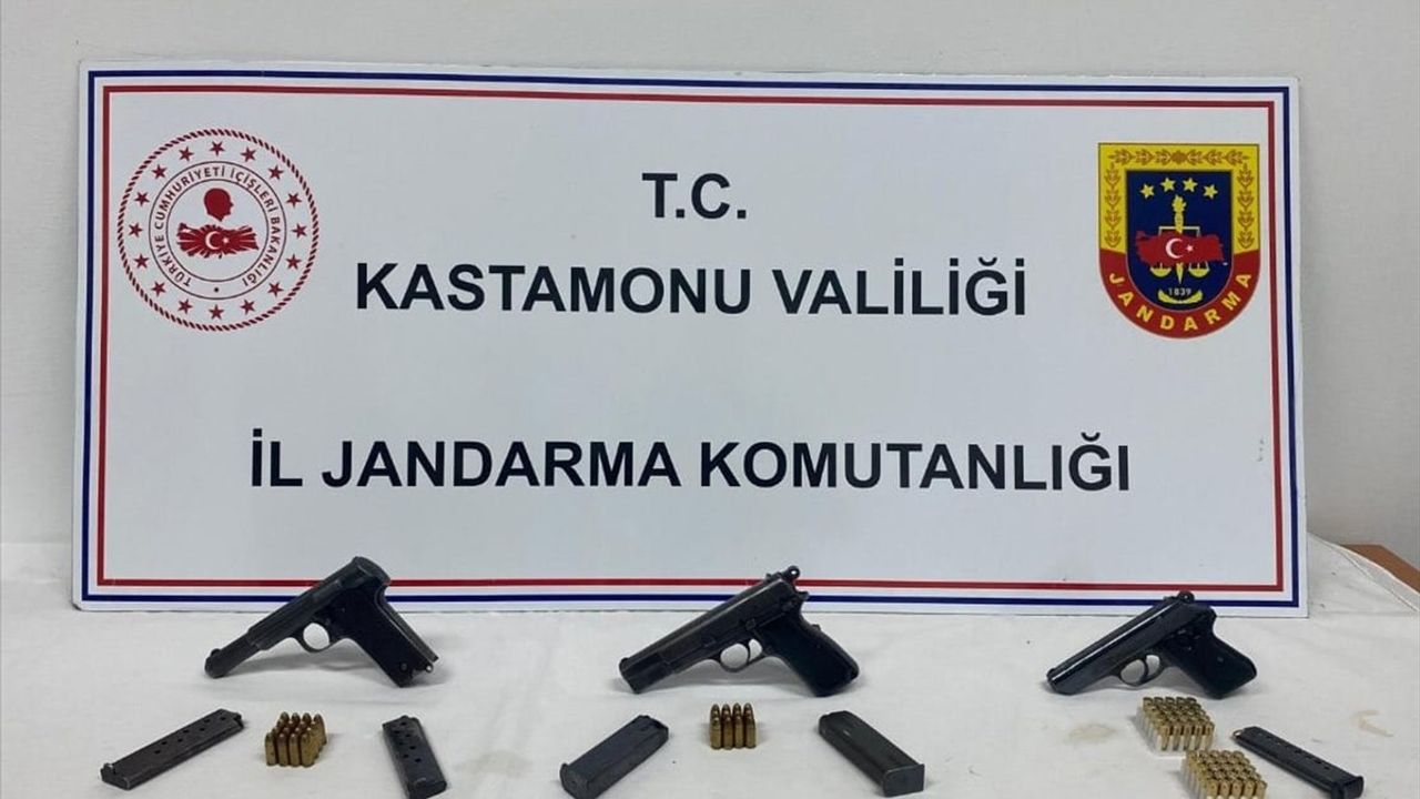 Kastamonu'da Silah Kaçakçılığı Operasyonu: 1 Gözaltı