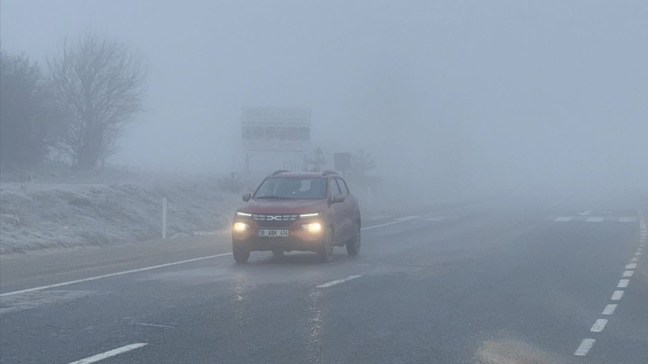 Kastamonu'da Sis Nedeniyle Ulaşım Sorunları yaşıyor