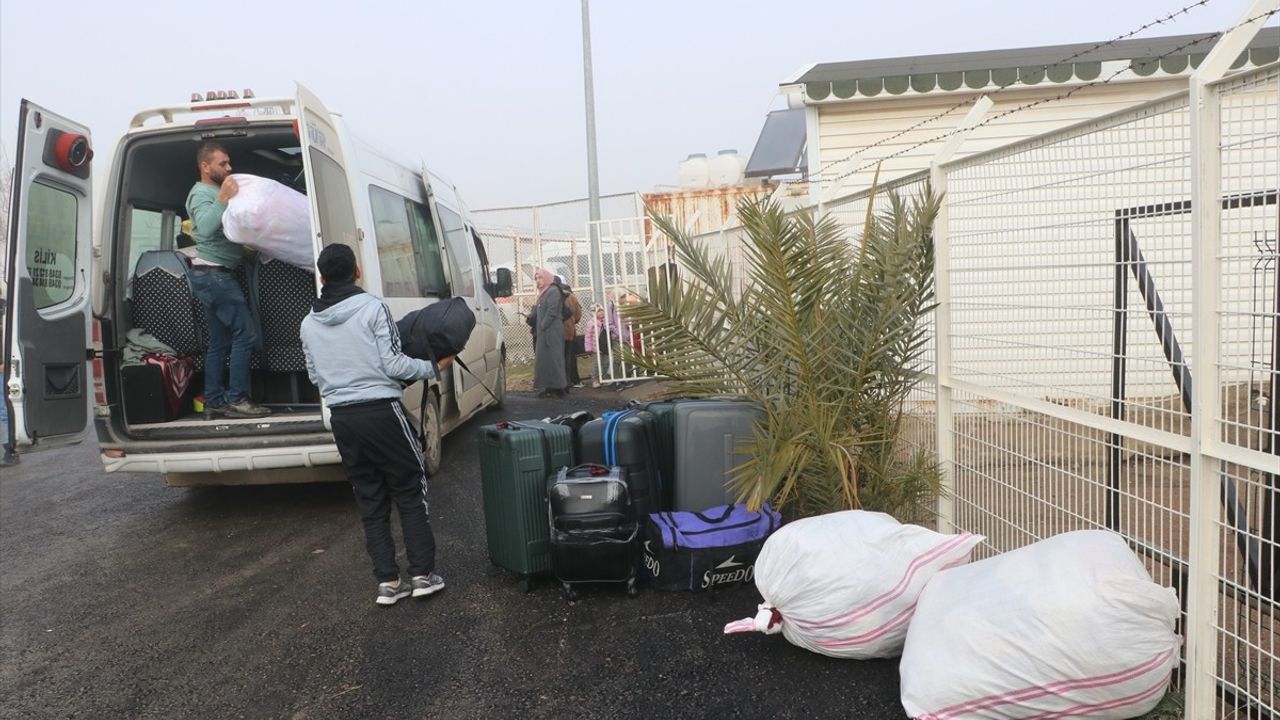 Kilis'ten Suriyelilerin Geri Dönüş Süreci Devam Ediyor