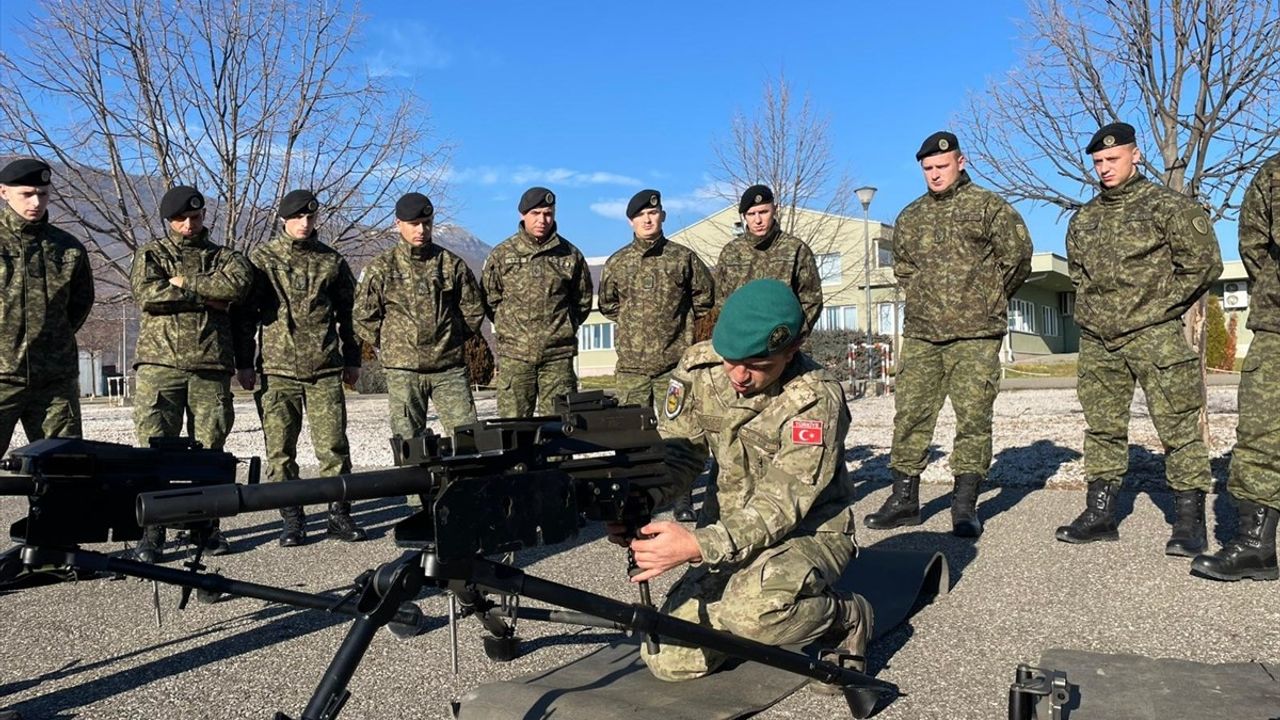 Kosova Güvenlik Kuvvetlerine MK-19 Eğitimi Verildi