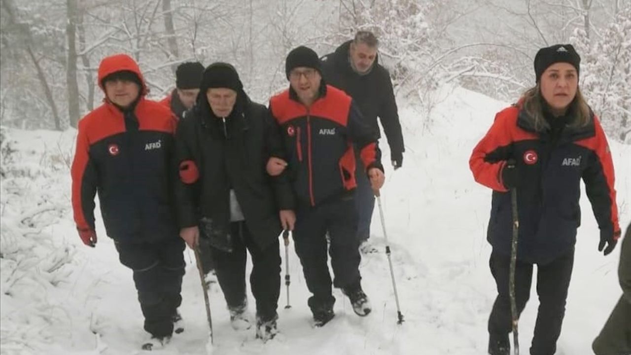 Kütahya'da Kayıp Alzheimer Hastası Ormanda Bulundu