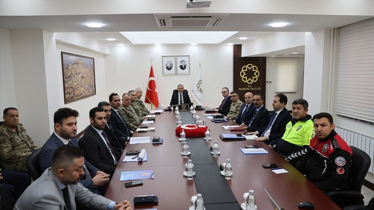 Mardin'de Yeni Yıl Güvenlik Toplantısı Yapıldı