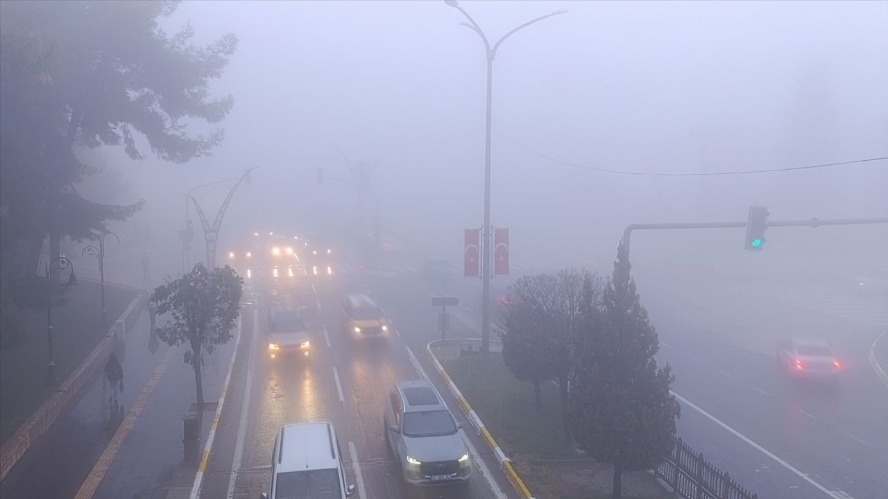 Mardin'de Yoğun Sis Hayatı Olumsuz Etkiledi