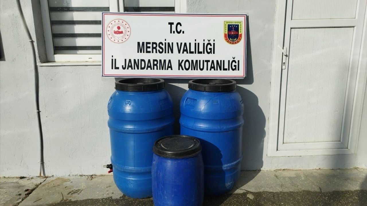 Mersin'de 540 Litre Sahte İçki Operasyonu