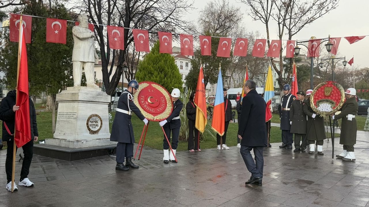 Namık Kemal Tekirdağ'da Anıldı