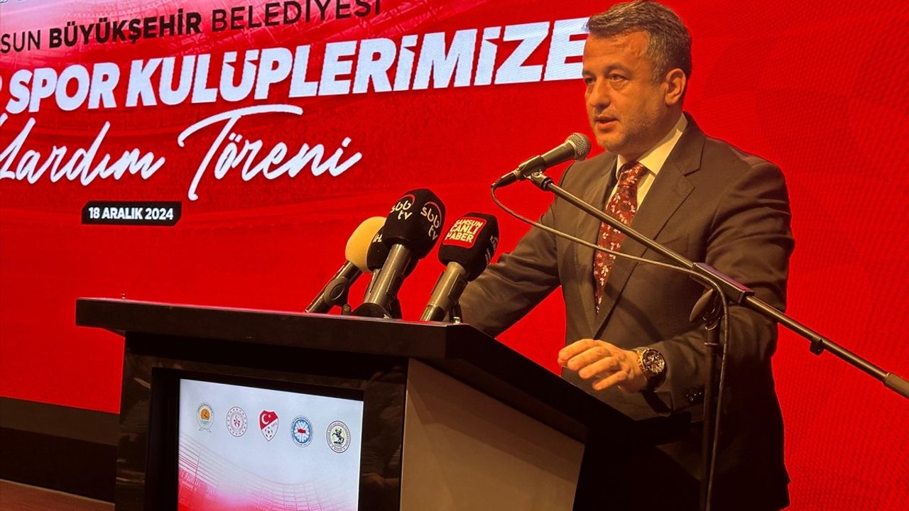 Samsun'da Amatör Spor Kulüplerine Destek