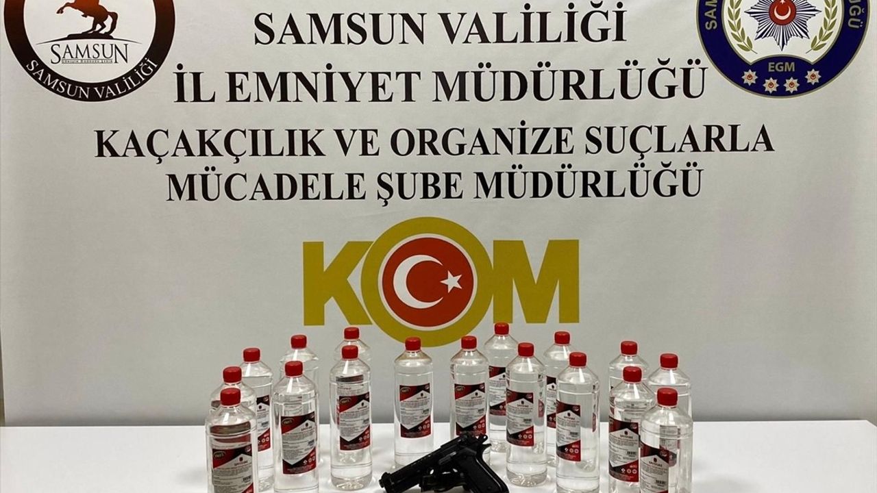 Samsun'da Kaçak ve Sahte İçecek Operasyonu: 3 Gözaltı