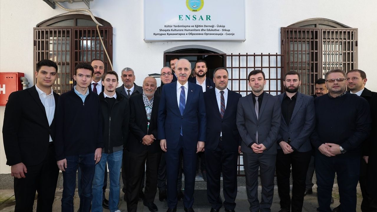 TBMM Başkanı Numan Kurtulmuş, Üsküp'teki Tarihi Türk Çarşısını Ziyaret Etti