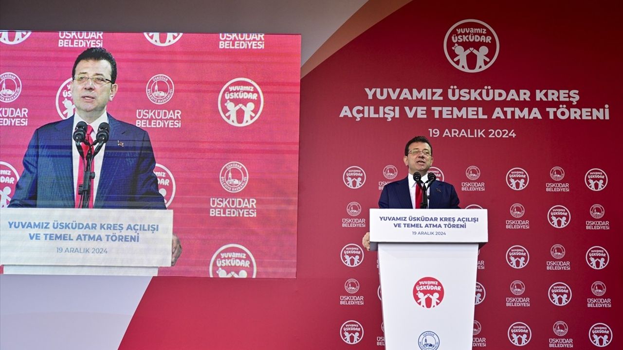 Üsküdar'da Yeni Kreş Açılışı ve Temel Atma Töreni