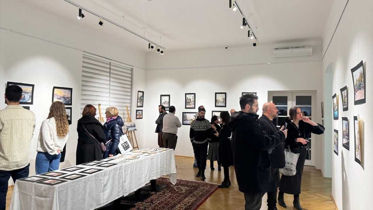Viyana'da 'Suluboya Resimlerde İstanbul' Sergisi Sanatseverlerle Buluştu