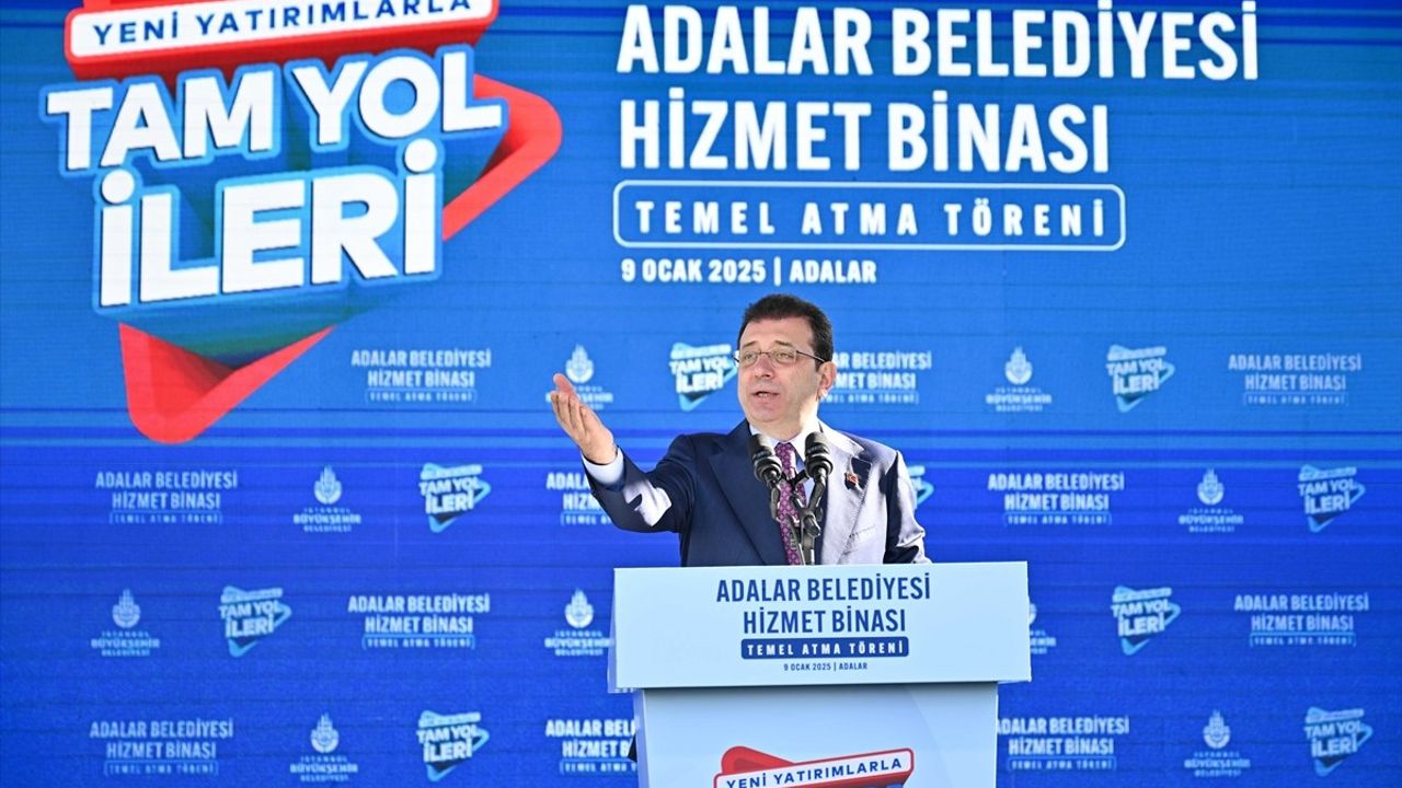 Adalar Belediyesi Yeni Hizmet Binasının Temeli Atıldı