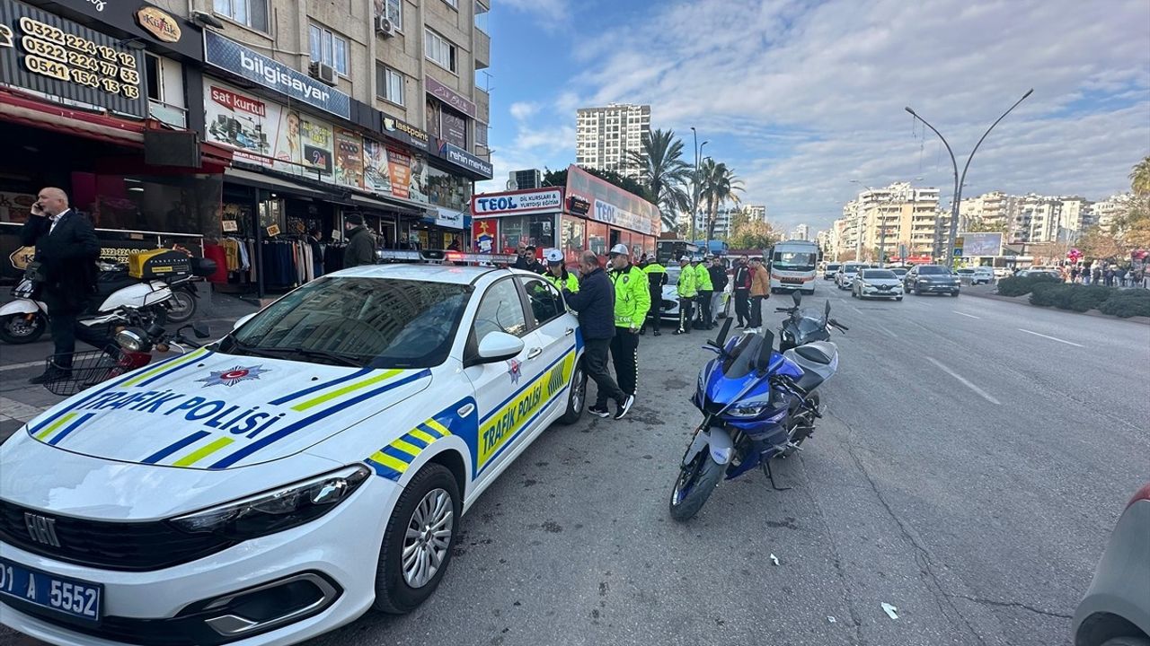 Adana'da Dron Destekli Trafik Uygulaması Gerçekleştirildi