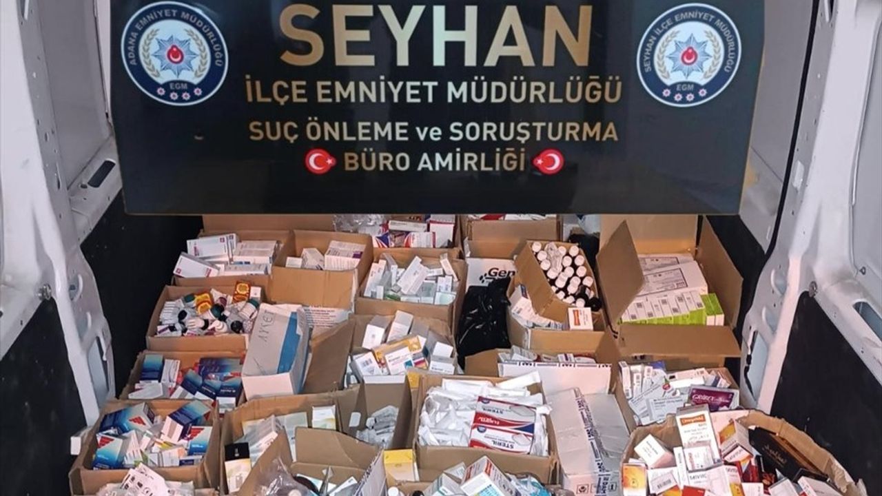 Adana'da Kaçak İlaç Operasyonu: 1314 Kutu Ele Geçirildi