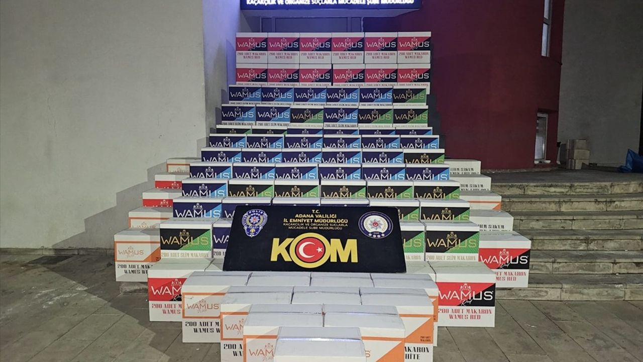 Adana'da Kaçakçılık Operasyonu: 3 Şüpheli Yakalandı
