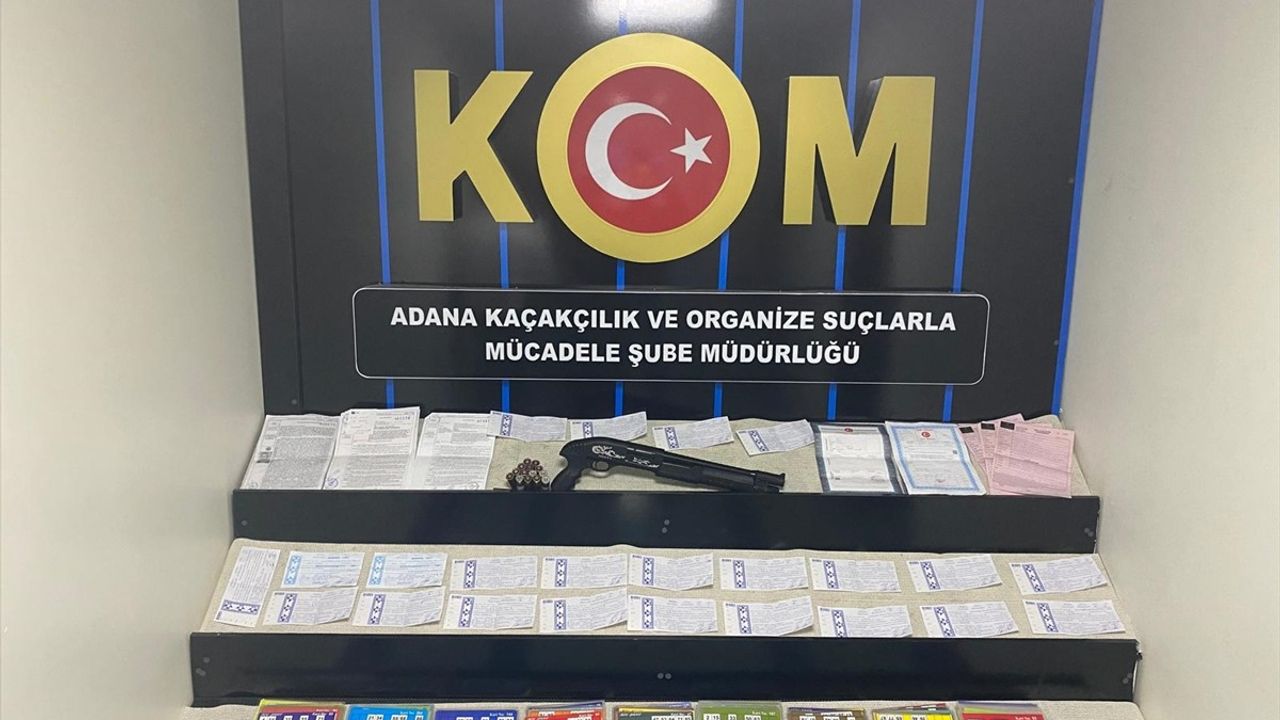 Adana'da Kumar ve Tefecilik Operasyonu: 5 Zanlı Yakalandı