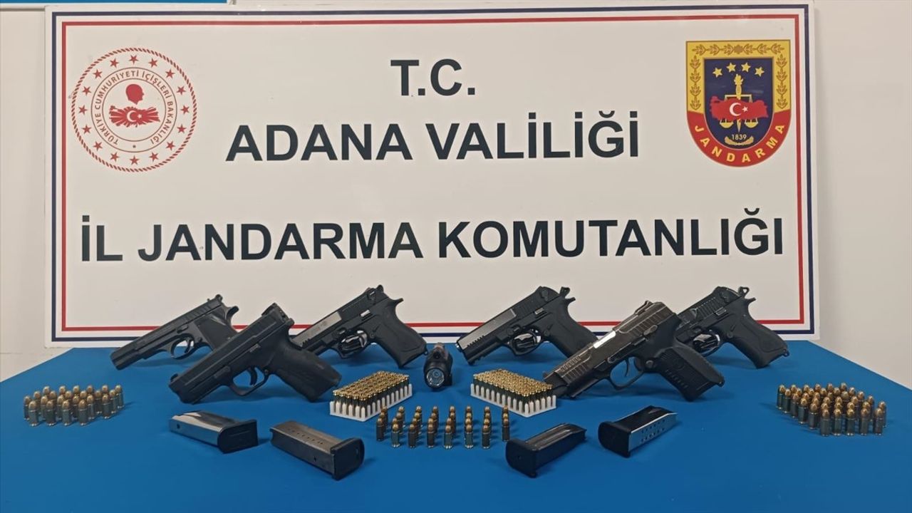 Adana'da Ruhsatsız Silah Operasyonu