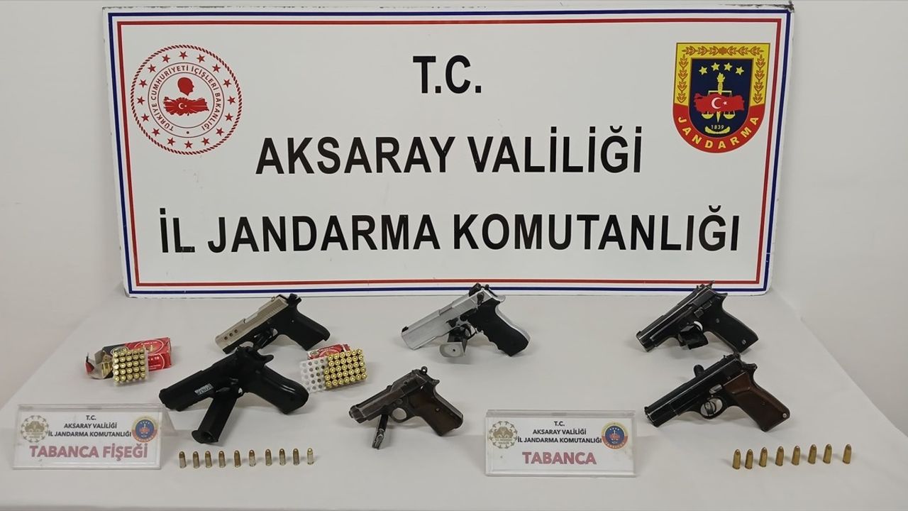 Aksaray'da Silah Kaçakçılığı Operasyonu