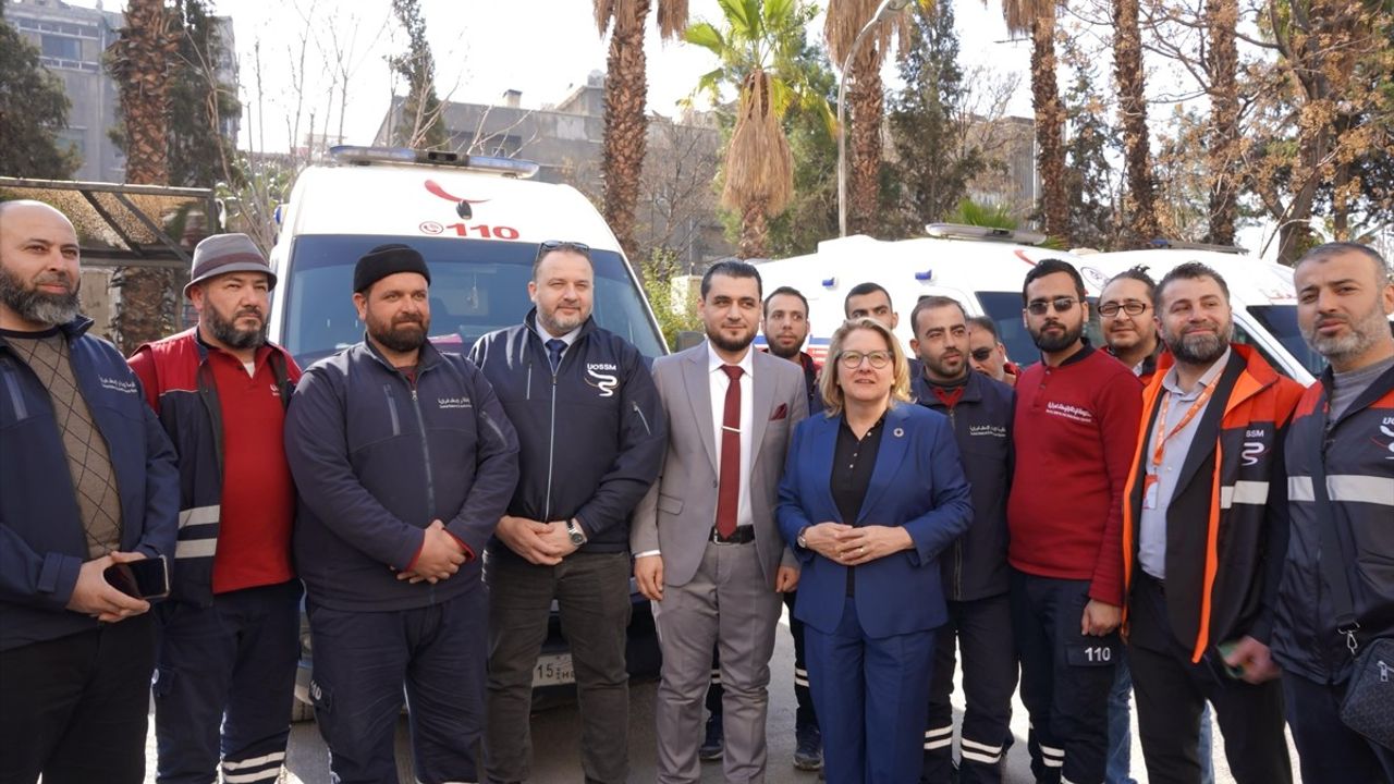 Almanya'dan Suriye'ye Sağlık Desteği