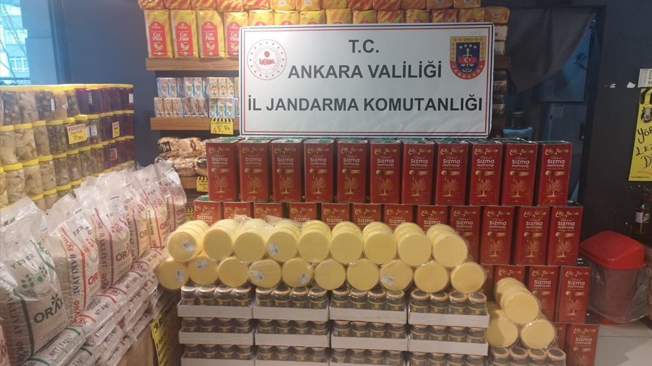 Ankara'da Sahte Gıda Maddelerine Operasyon