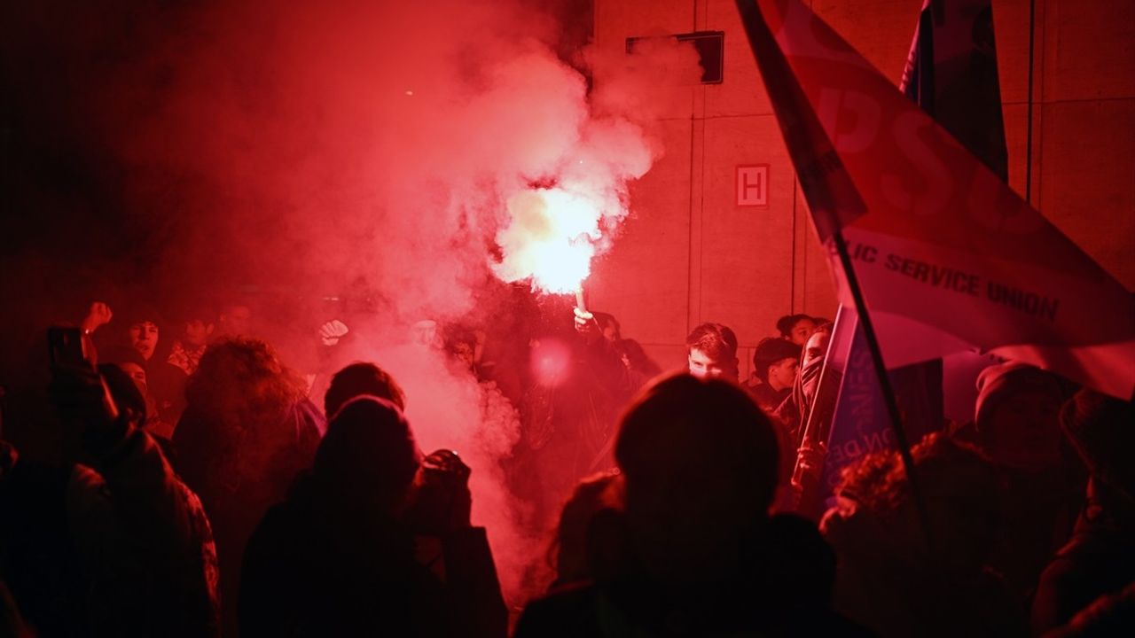 Brüksel'de Trump Protestosu
