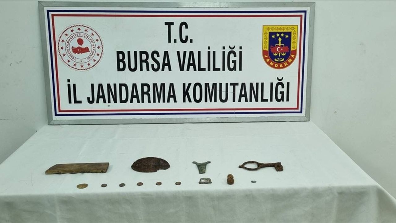 Bursa'da Kaçak Kazı Operasyonu: 7 Gözaltı