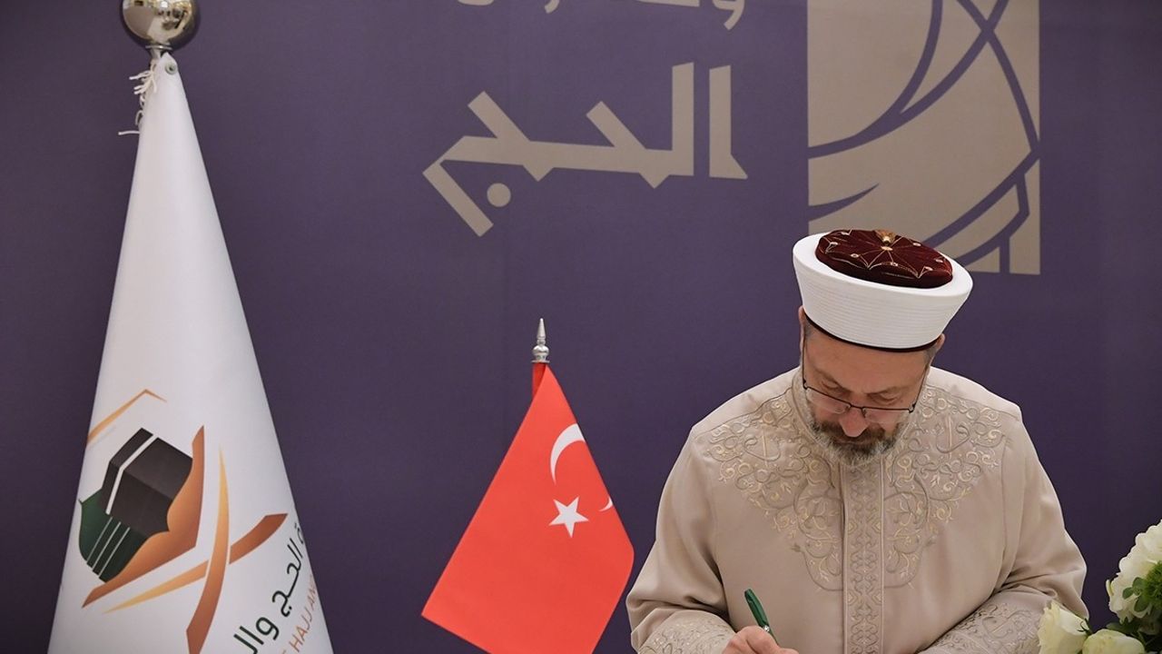 Diyanet İşleri Başkanı Erbaş, Suudi Arabistan ile 2025 Hac Protokolünü İmzaladı