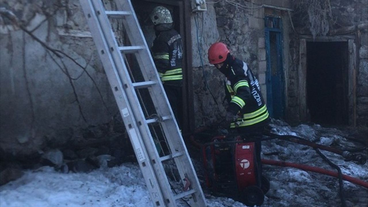 Erzurum'da Yangın Felaketi: 1 Kayıp