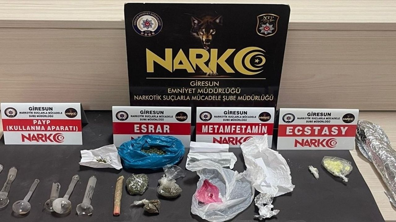 Giresun'da Uyuşturucu Operasyonu: 4 Şüpheli Tutuklandı