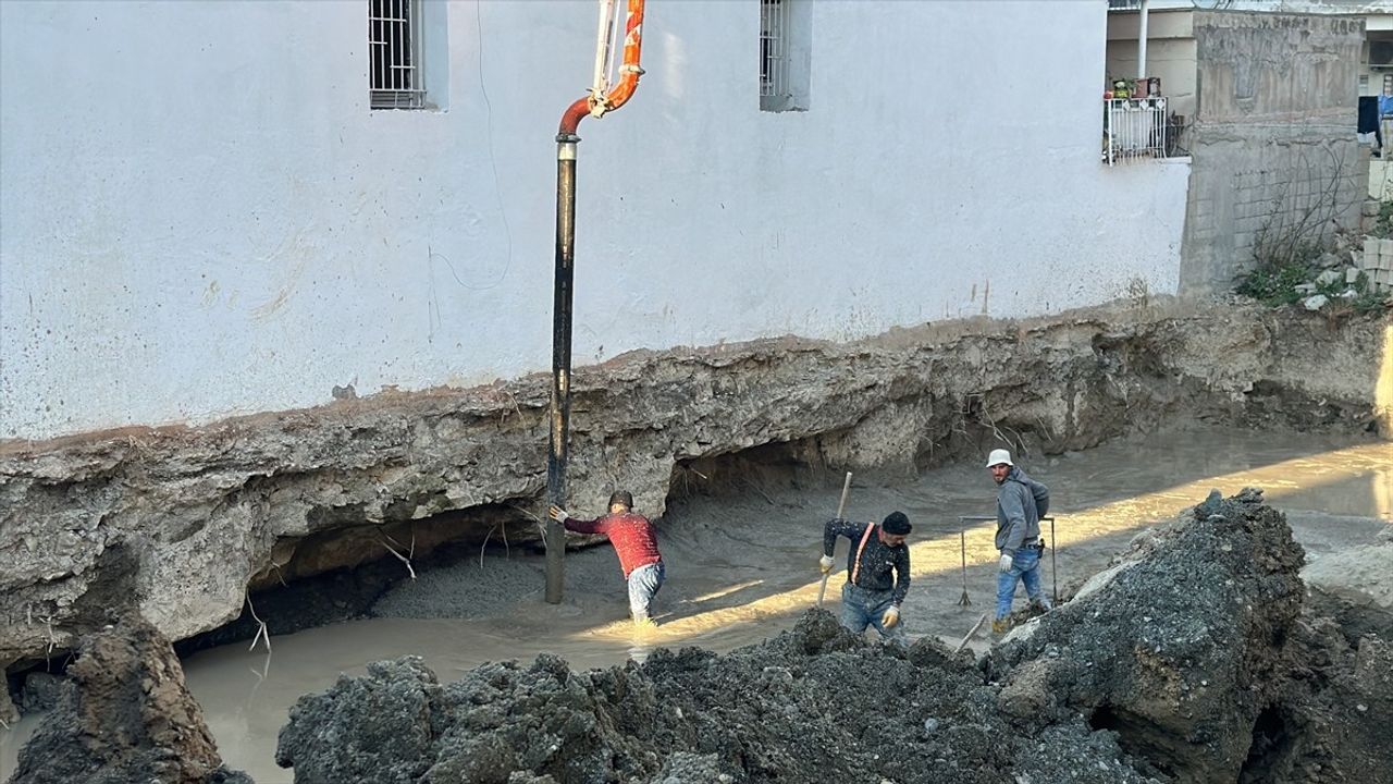 İskenderun'da İnşaat Kazısı Dolayısıyla Bina Tahliyesi