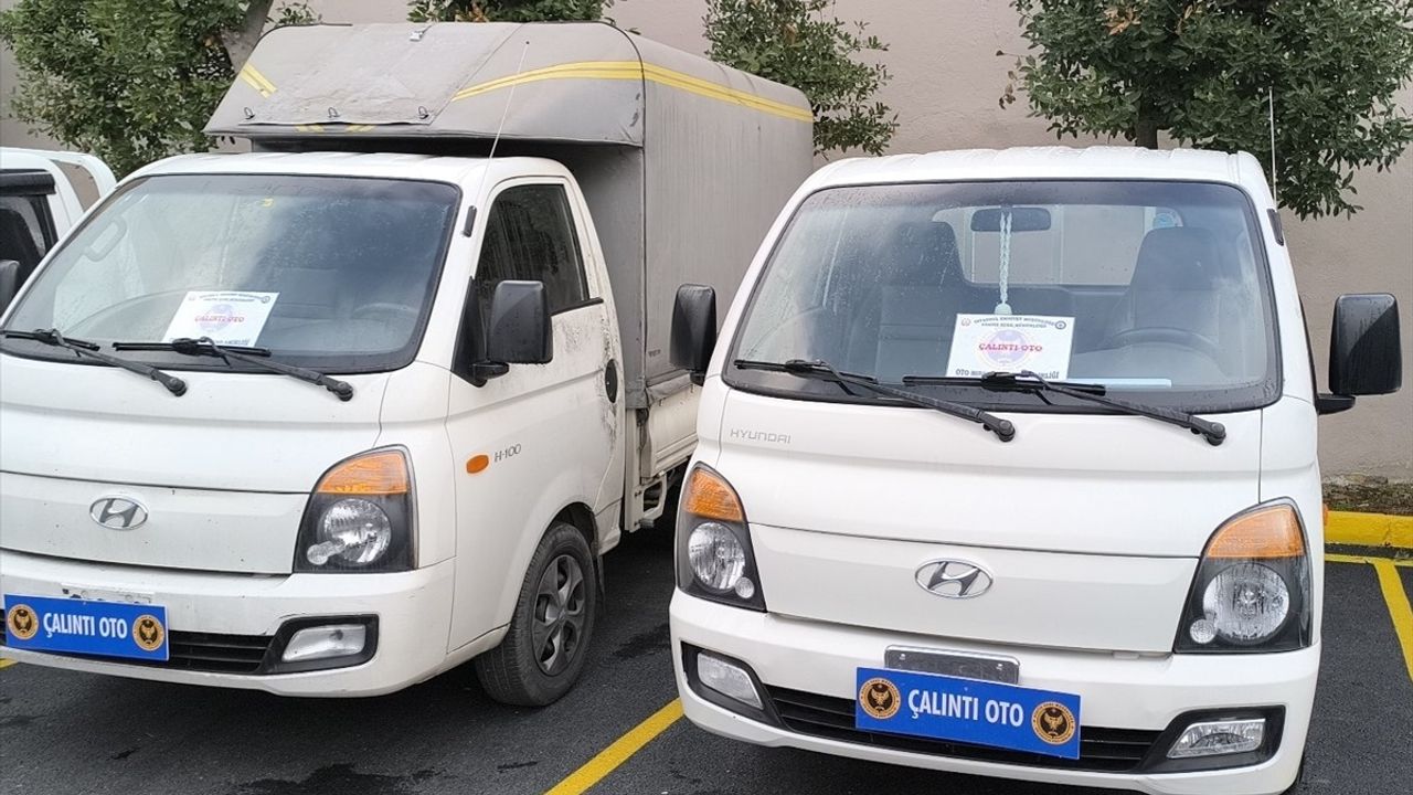 İstanbul'da Kamyonet Hırsızlığına 7 Gözaltı