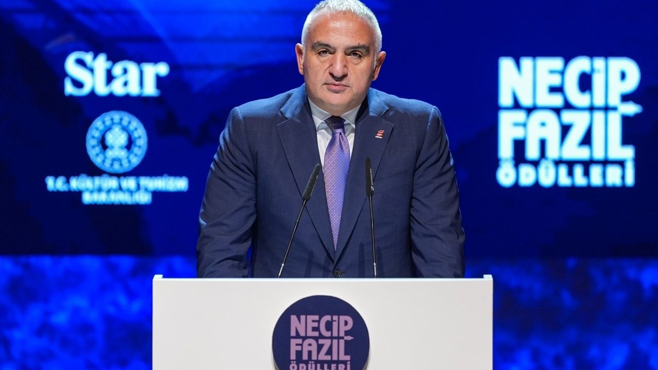 Kültür ve Turizm Bakanı Ersoy'dan Necip Fazıl Ödülleri Açıklamaları
