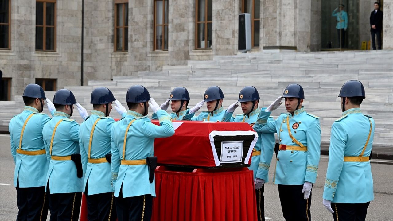 Mehmet Nazif Kurucu İçin Meclis'te Cenaze Töreni Düzenlendi