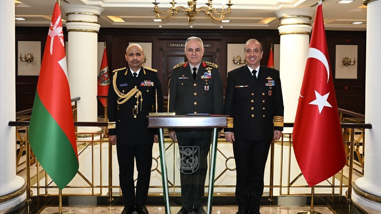 Orgeneral Gürak, Umman Deniz Kuvvetleri Komutanı Al Rahbi'yi Ağırladı