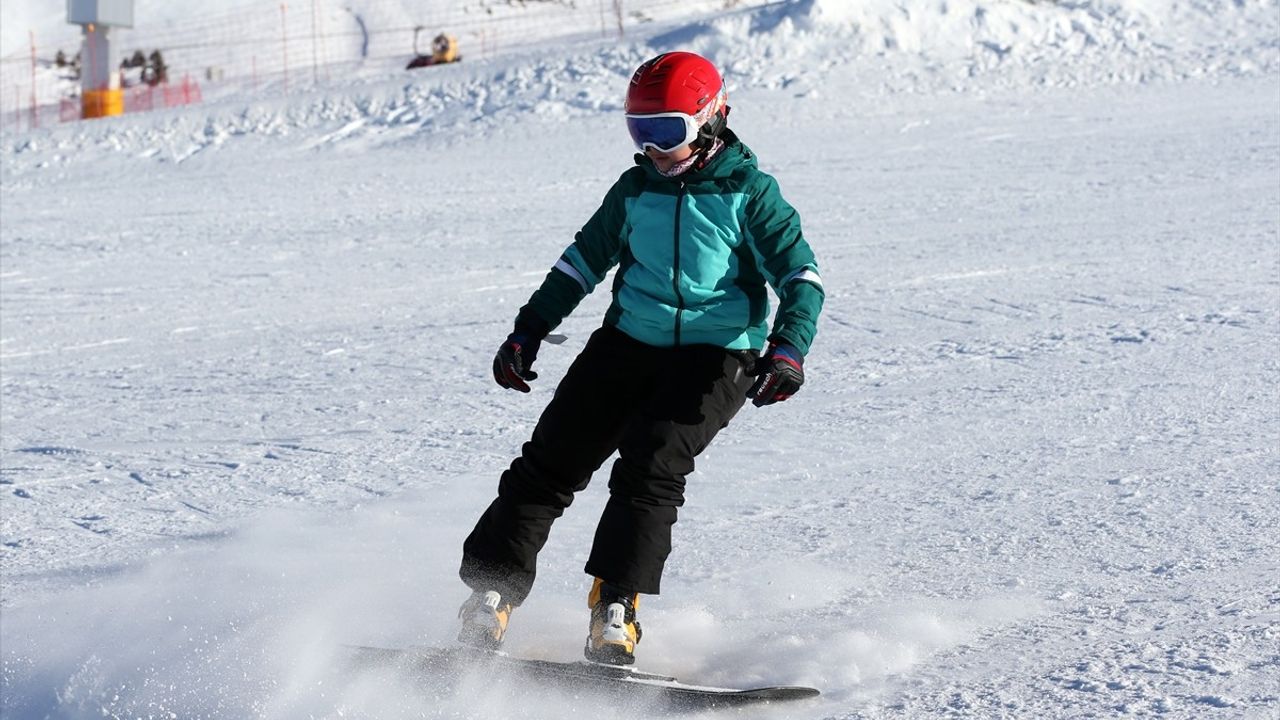 Palandöken'de Snowboard heyecanı