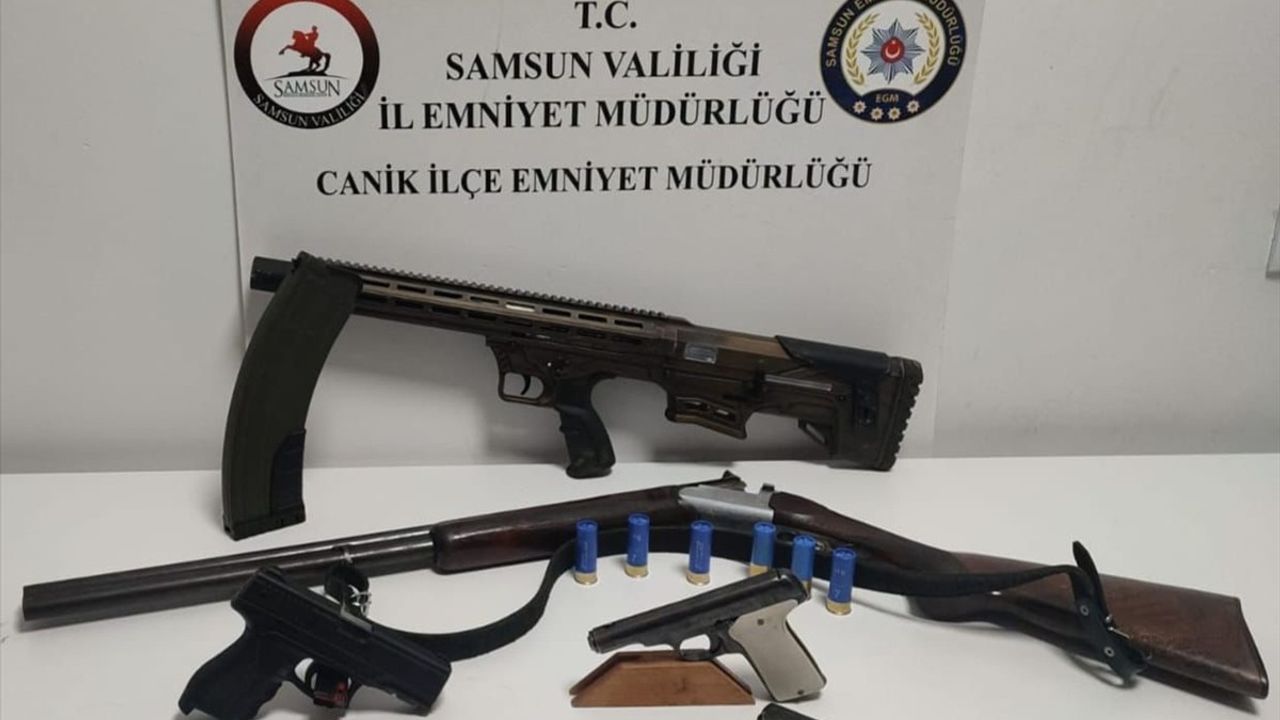 Samsun'da Düğünde Havaya Ateş Açan Üç Kişi Yakalandı