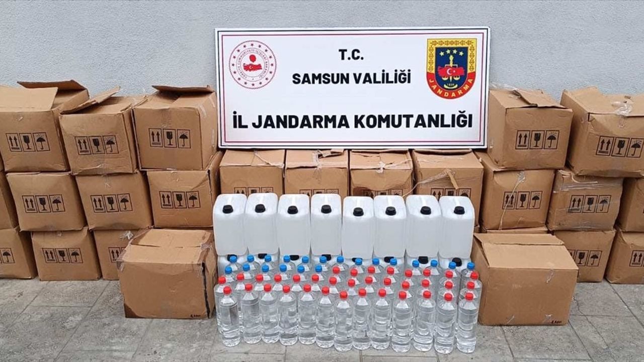 Samsun'da Etil Alkol Operasyonu