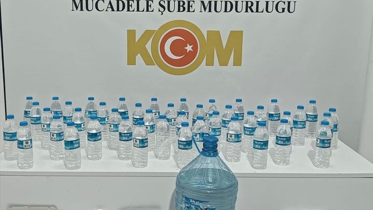 Samsun'da Sahte İçki Operasyonu